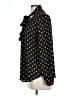 J.Crew 365 Polka Dots Black Long Sleeve Blouse Size 10 - photo 5