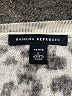 Banana Republic 100% Cotton Animal Print Silver Pullover Sweater Size Lg Petite - photo 7