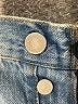 Levi's 100% Cotton Blue Denim Shorts Size 32 waist - photo 3