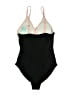 Assorted Brands Color Block Black One Piece Swimsuit Size Med Maternity - photo 2