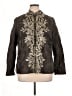 Chico's 100% Metallic Paisley Brown Jacket Size XL (3) - photo 1