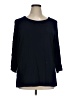 Peck & Peck Blue 3/4 Sleeve Top Size XL - photo 1