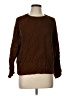 Milano 100% Viscose Brown Long Sleeve Top Size EU 44 / US 14 - photo 1