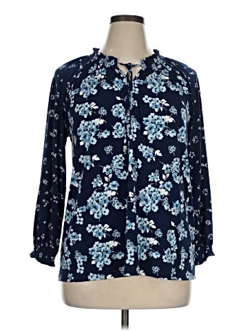 MICHAEL Michael Kors 3/4 Sleeve Blouse (view 1)
