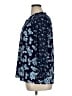 MICHAEL Michael Kors Floral Blue 3/4 Sleeve Blouse Size XL - photo 5
