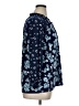 MICHAEL Michael Kors Floral Blue 3/4 Sleeve Blouse Size XL - photo 4