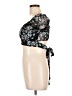 Love Tree 100% Polyester Black Short Sleeve Top Size L - photo 5