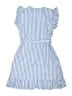 Unbranded 100% Polyester Stripes Blue Dress Size 150 cm / US 12 - photo 2