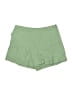 Blue Blush 100% Cotton Chevron-herringbone Green Shorts Size S - photo 1