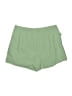 Blue Blush 100% Cotton Chevron-herringbone Green Shorts Size S - photo 2
