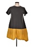 Assorted Brands Color Block Gray Casual Dress Size L - photo 1