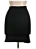 Unbranded Solid Black Casual Skirt Size L - photo 1
