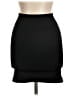 Unbranded Solid Black Casual Skirt Size L - photo 2