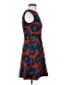 J.Crew 100% Polyester Print Red Cocktail Dress Size 00 - photo 4