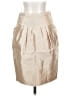 Reiss Solid Tan Ivory Silk Skirt Size 2 - photo 1