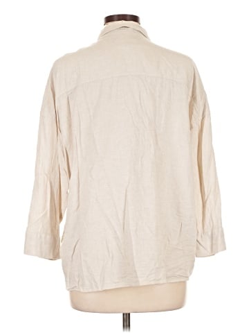 L.L.Bean Signature 3/4 Sleeve Button-Down Shirt (view 2)