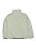 Uniqlo 100% Polyester Solid Green Gray Track Jacket Size 11 - 12 - photo 2