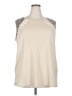 Haptics Ivory Sleeveless Top Size 3X - photo 1