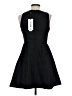 Leaf Fly 100% Polyester Black Cocktail Dress Size M - photo 2