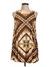 Altar'd State Print Brown Casual Dress Size L - photo 1