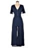 Shein 100% Cotton Blue Jumpsuit Size L - photo 1
