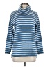 L.L.Bean Stripes Blue Turtleneck Sweater Size M - photo 1