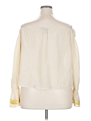 AS by DF 3/4 Sleeve Silk Top (view 2)