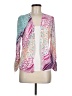 Chico's Graphic Multi Color White Cardigan Size Med (1) - photo 1