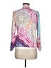 Chico's Graphic Multi Color White Cardigan Size Med (1) - photo 2