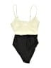 Summersalt Color Block Ivory One Piece Swimsuit Size 2 - photo 1