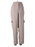 Express 100% Polyester Gray Cargo Pants Size 6 - photo 1