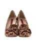 But Another Innocent Tale... Animal Print Brown Heels Size 8 1/2 - photo 2