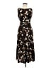Perceptions Floral Brown Cocktail Dress Size 8 - photo 1