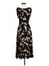 Perceptions Floral Brown Cocktail Dress Size 8 - photo 2