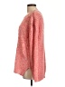Poof Excellence 100% Acrylic Tweed Pink Pullover Sweater Size L - photo 5