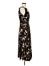 Perceptions Floral Brown Cocktail Dress Size 8 - photo 4