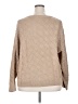 J.Jill Chevron-herringbone Tan Pullover Sweater Size 2X - photo 2