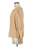 Shein 100% Polyester Tan Long Sleeve Blouse Size 6 - photo 5