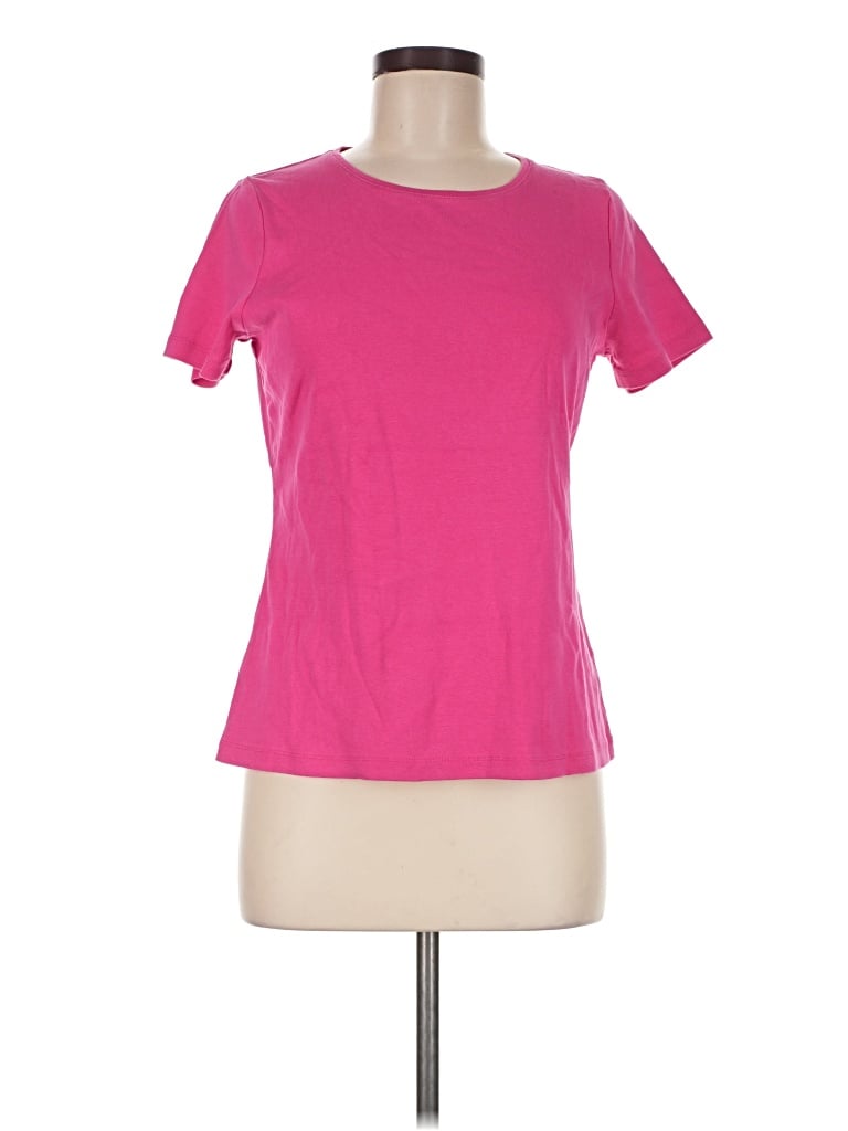 Pre-owned Talbots Outlet Short Sleeve T-shirt In Pink