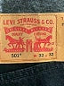 Levi's 100% Cotton Black Jeans Size 32 waist - photo 7
