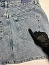 Pull&Bear 100% Cotton Blue Denim Skirt Size L - photo 3