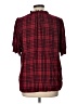 Amazon Essentials 100% Viscose Red Short Sleeve Blouse Size L - photo 2