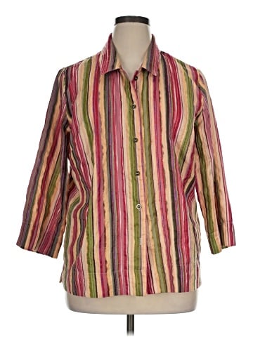 Koret 3/4 Sleeve Button-Down Shirt (view 1)