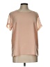 Gibson 100% Polyester Tan Short Sleeve Blouse Size L - photo 1