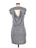 Athleta Solid Gray Casual Dress Size M - photo 2