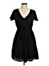 A. Byer 100% Polyester Solid Black Casual Dress Size M - photo 1
