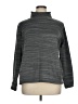 Zelos 100% Polyester Print Gray Turtleneck Sweater Size XL - photo 1