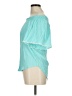 No Boundaries 100% Rayon Teal 3/4 Sleeve Blouse Size M - photo 5