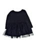 H&M 100% Polyester Blue Dress Size 3 - 4 - photo 2