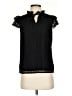 T Tahari Black Short Sleeve Turtleneck Size XS - photo 1